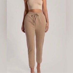 Meshki Tan Joggers